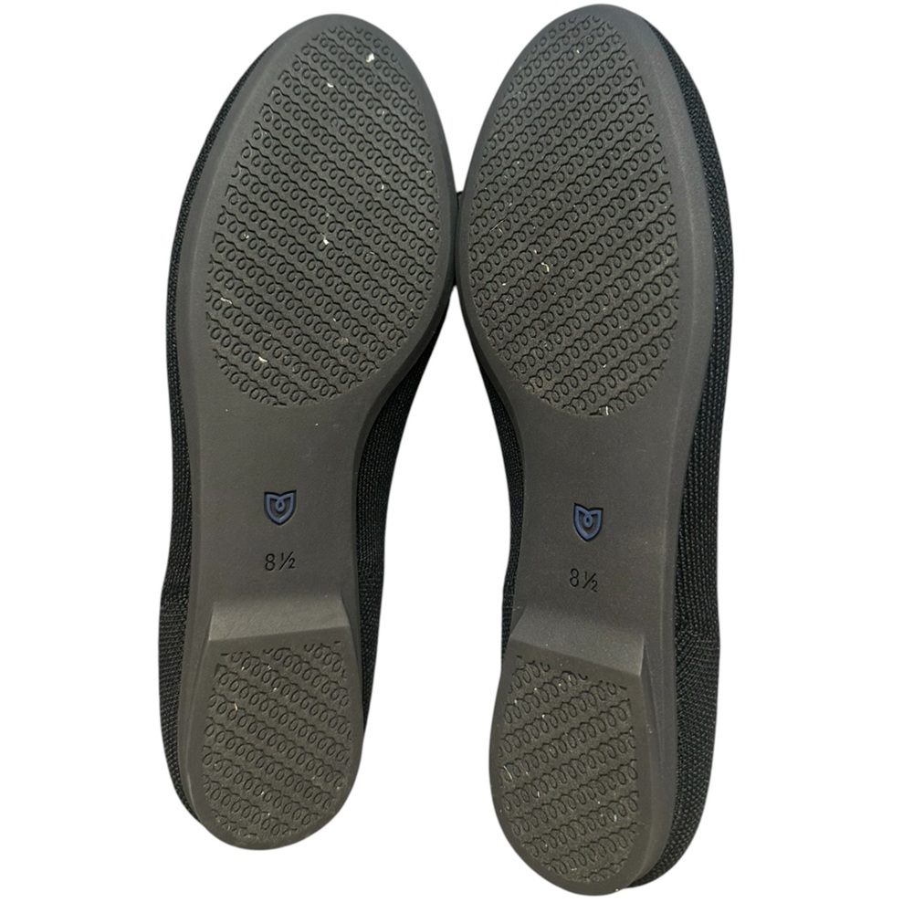 NEW Rothy's Black Ballerina Flats with Bow - Picture 6 of 10